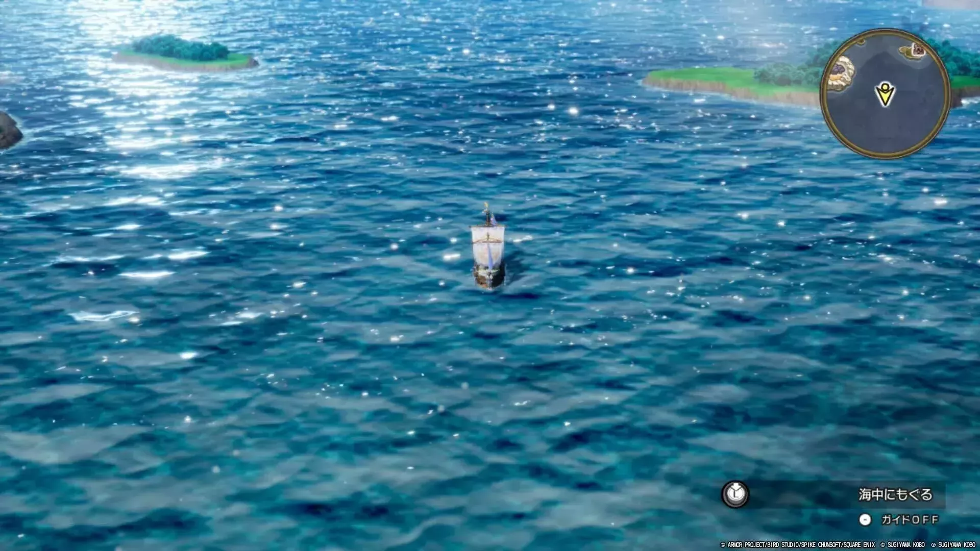 ヌシのすみか・南海の場所の画像