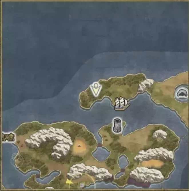 ローレシア南のほこらから北の大陸