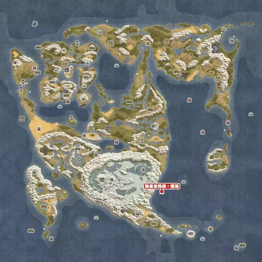 海底宝物庫・南海の場所画像