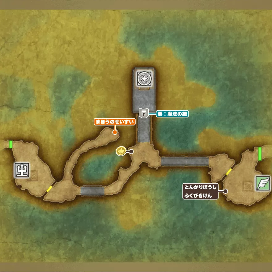 ムーンブルク西のほこらのマップ画像