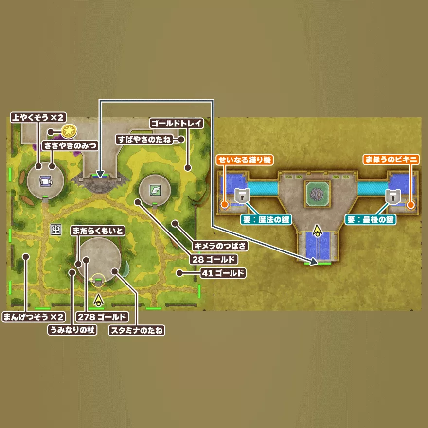 ザハンのマップ画像