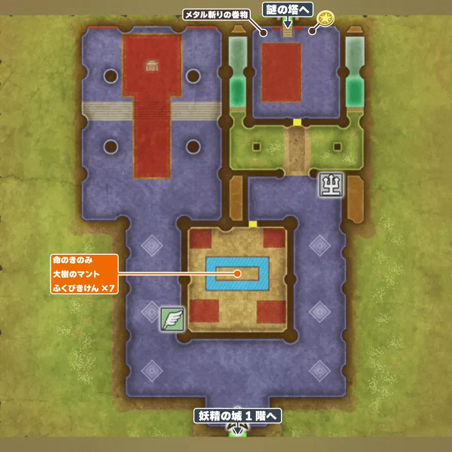 ゼニスの城のマップ画像