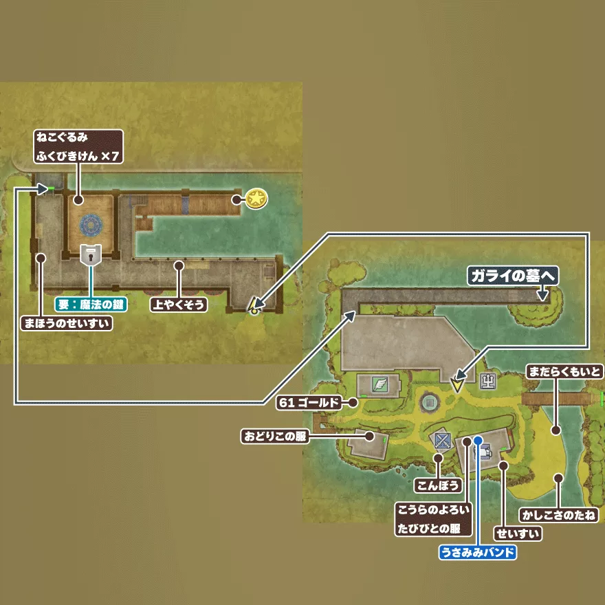 ガライのマップ画像