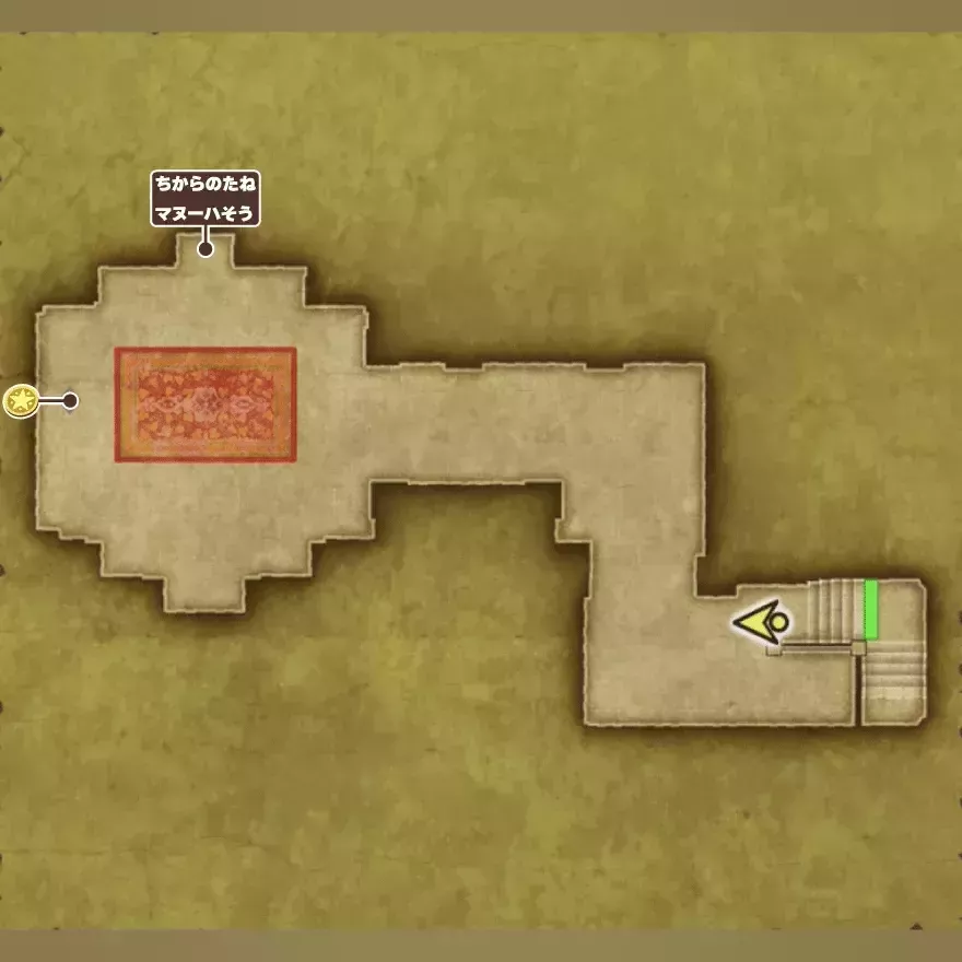 雪原のほこらのマップ