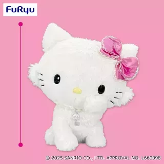 チャーミーキティ 毛づくろいBIGぬいぐるみ