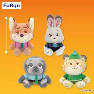 ディズニー ミルキーボア マスコット～ニック・ジュディ・クロウハウザー・フラッシュ～