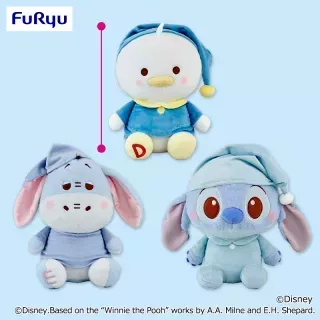 ディズニー ミルキーボア ブルーパジャマスタイルBIGぬいぐるみ