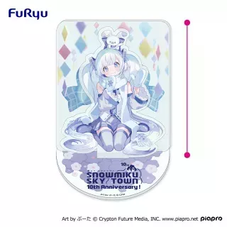 初音ミクシリーズ アクリルスタンドー雪ミク スカイタウン10th ver.ー