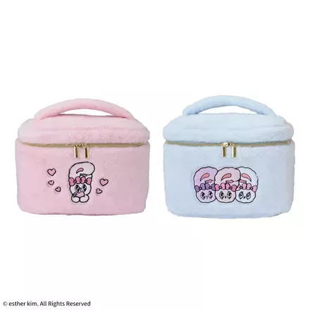 エスターバニー　プラチナムザッカふわふわバニティポーチ