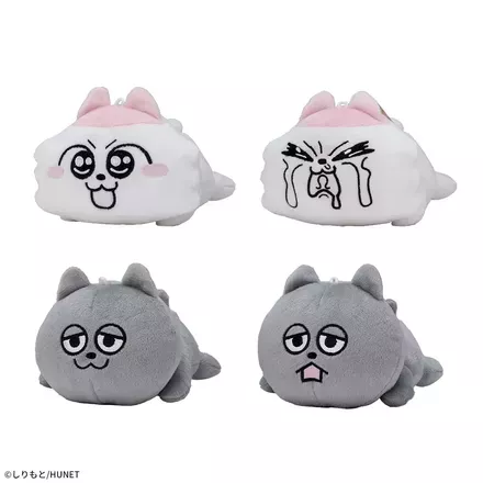 ンめねこ　寝そべり　ミニぬいぐるみ