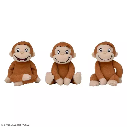 おさるのジョージ　ちょこんとおすわり　マスコット