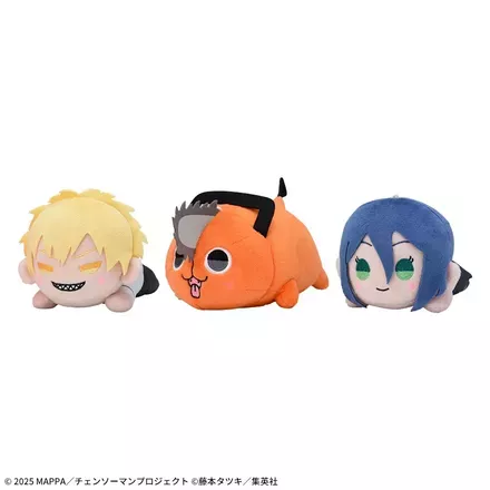 劇場版『チェンソーマン レゼ篇』　寝そべり　ぬいぐるみ“デンジ&ポチタ&レゼ”