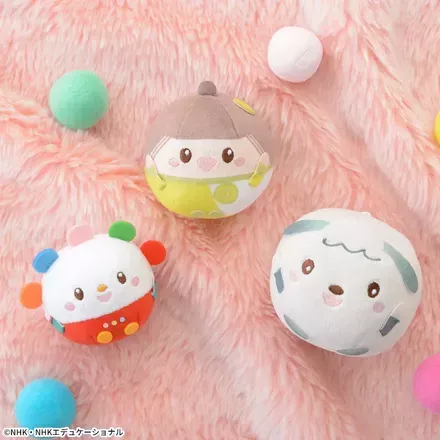 NHKいないいないばあっ！　ワンワン&ぽぅぽ&おうちゃんのマスコット　～ころりん～