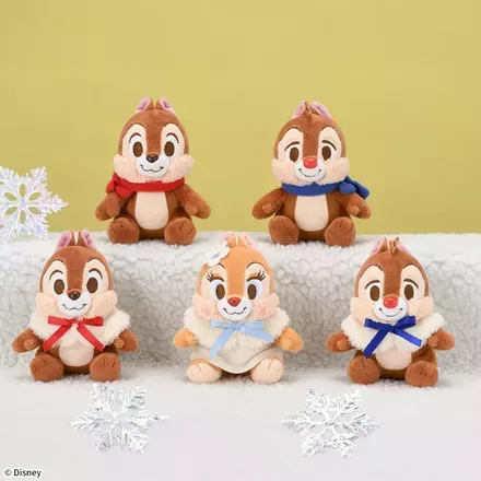 チップ&デール&クラリス　マスコット　～Fluffy Cuties～