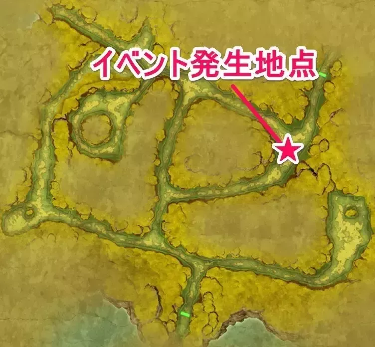 イベント発生地点