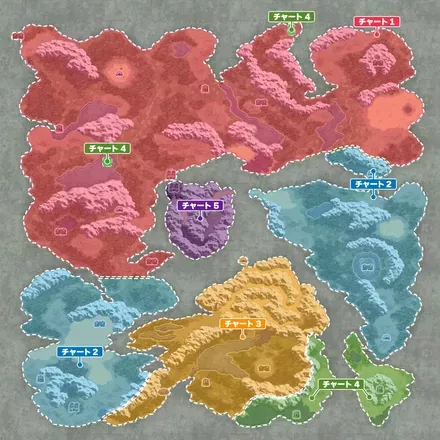 ドラクエ1チャート全体マップ