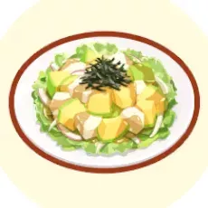 くだけるアボカドサラダ