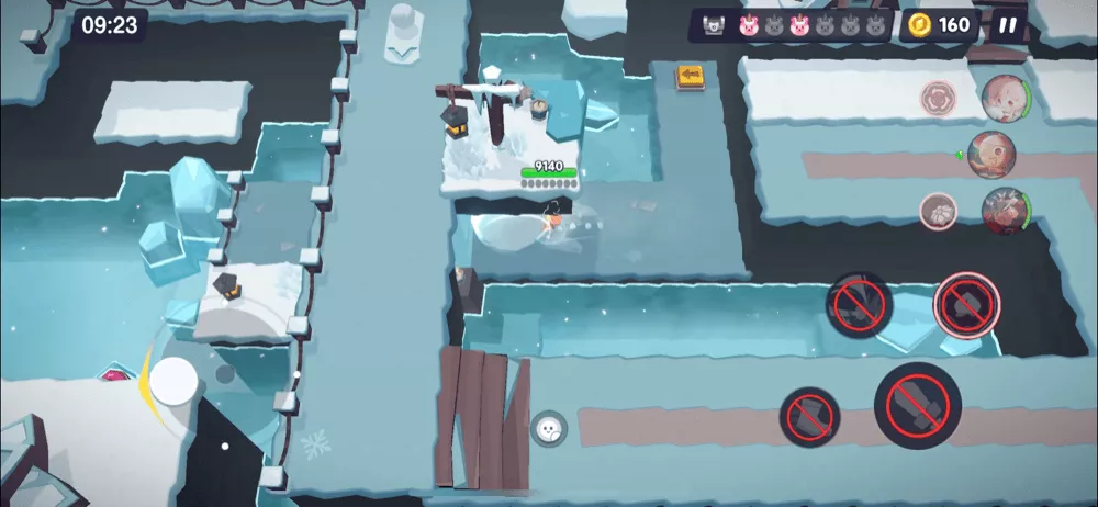 ステージ12-4(ハード)のくまゼリーと宝箱の場所