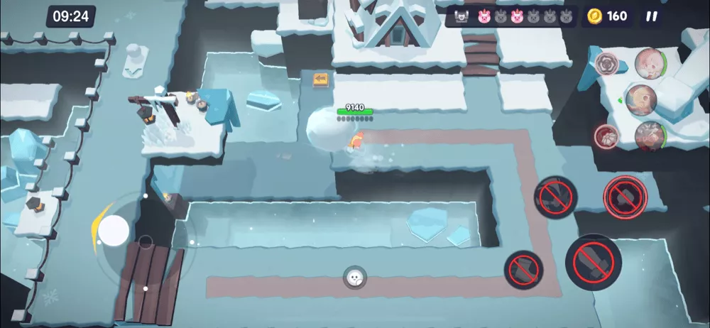 ステージ12-4(ハード)のくまゼリーと宝箱の場所