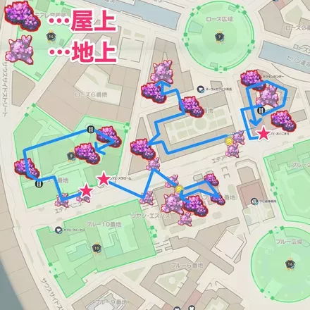 ワイルドゾーン9周辺のメガカケラマップ