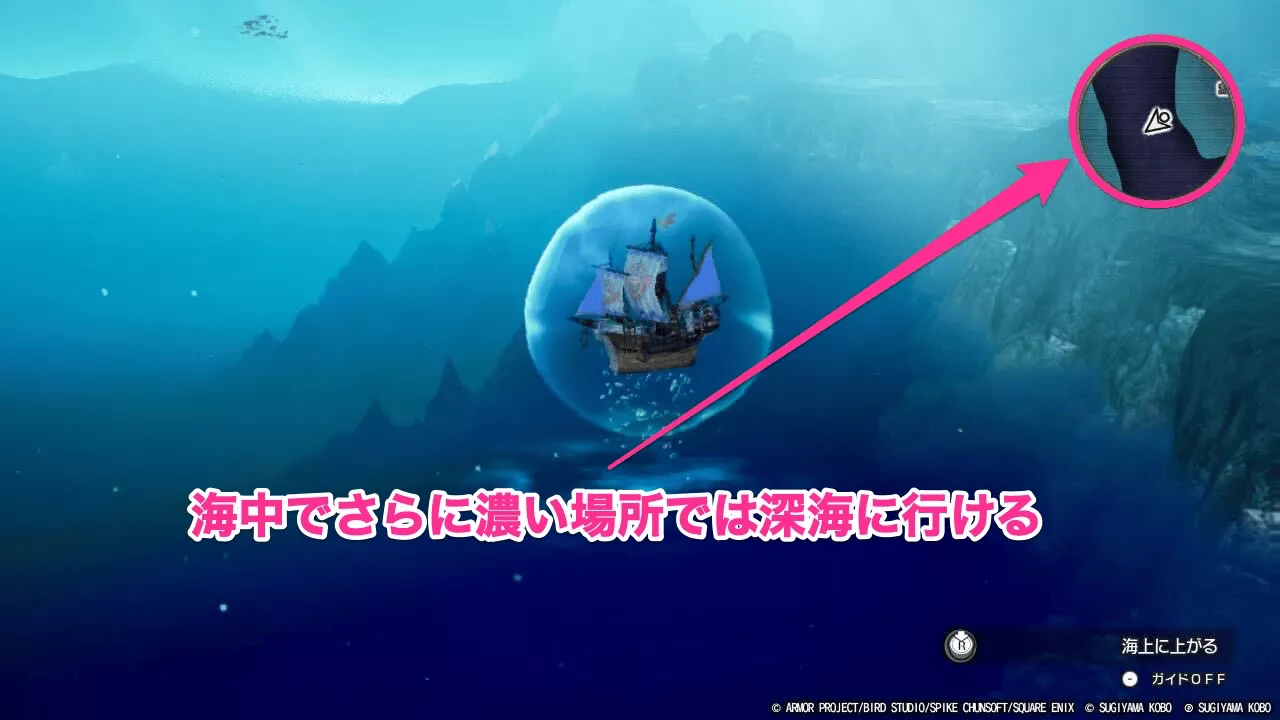 深海にいける場所