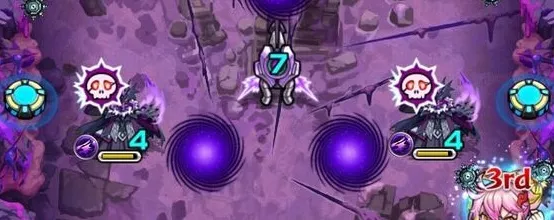 魔導士 ドクロ グローボム展開