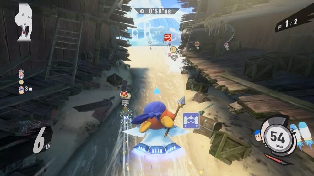 空中にいる画像