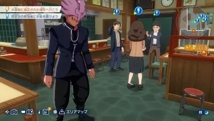 13同窓会参加者に話しかける