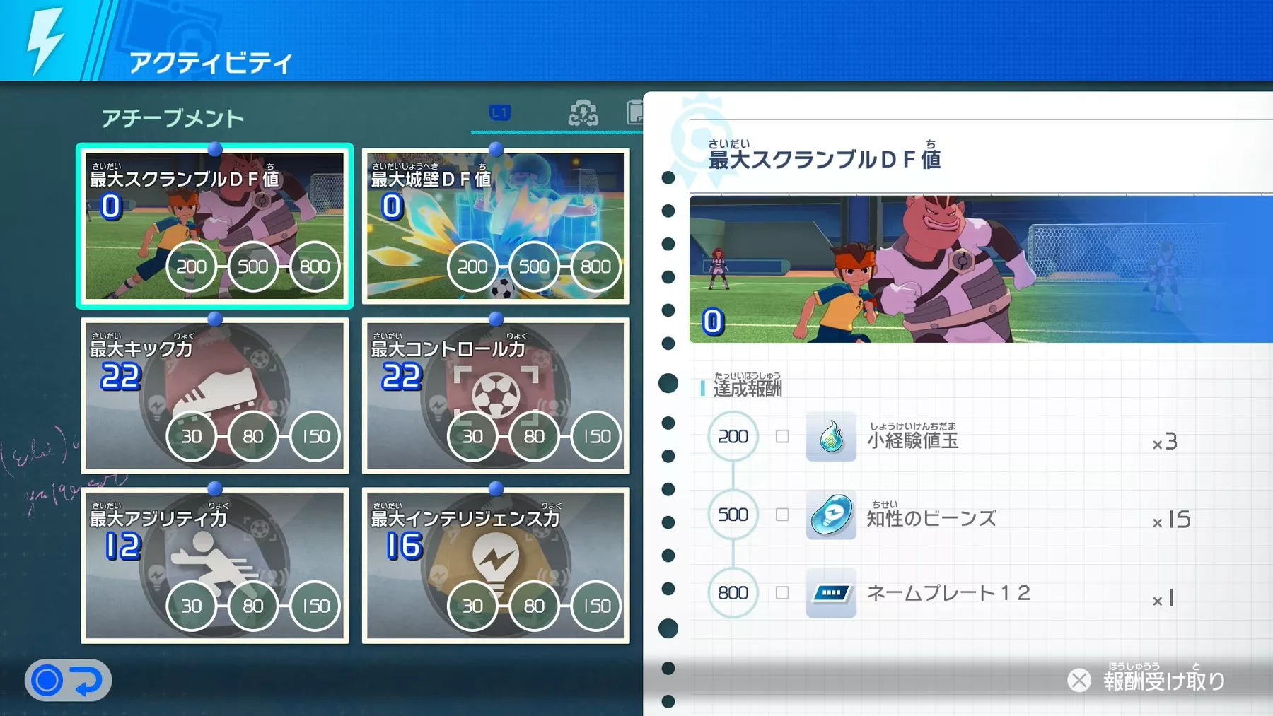 アクティビティ