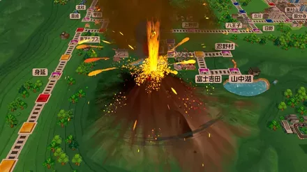 火山の噴火画像