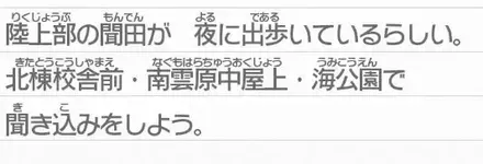 36聞き込みをする