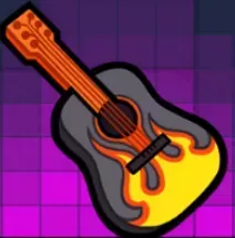 赤炎のギター画像