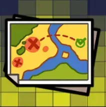 隠れ場の地図画像