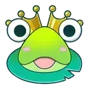 エンブレム『カエル』画像