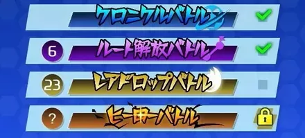 ルート開放バトル