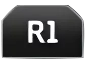 Rボタンのアイコン