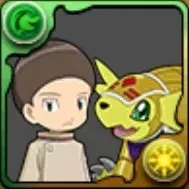 火田伊織＆アルマジモンの画像