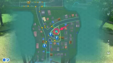 学校通りの隠れたチェストのマップ