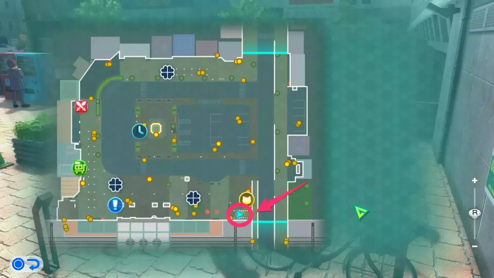 南雲原駅へ向かう