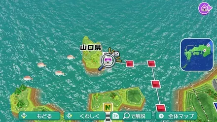 見島のマップ画像