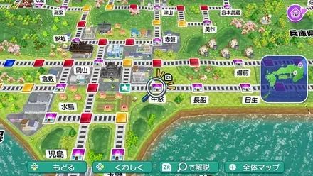 牛窓のマップ画像