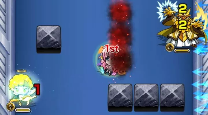 天使の反撃モードで回復