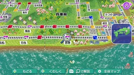 赤穂のマップ画像