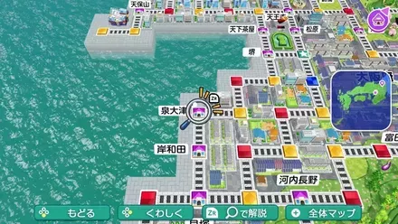 泉大津のマップ画像