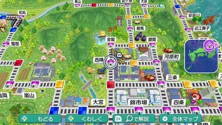 西陣のマップ画像