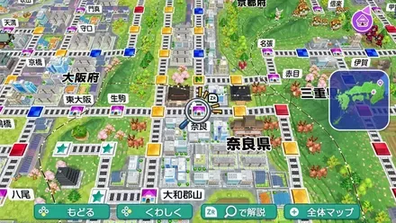 奈良のマップ画像