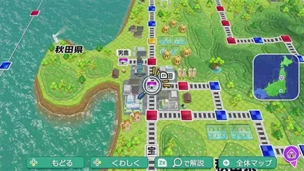 秋田のマップ画像