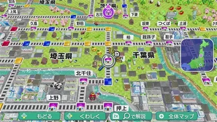 松戸のマップ画像