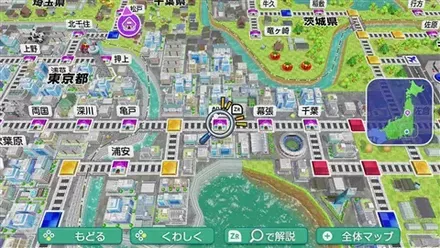 船橋のマップ画像