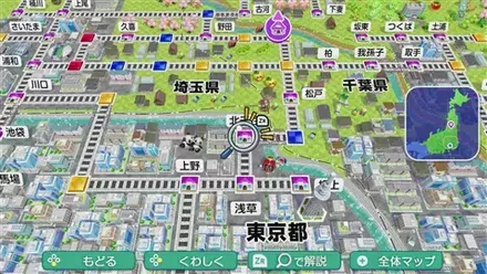 北千住のマップ画像